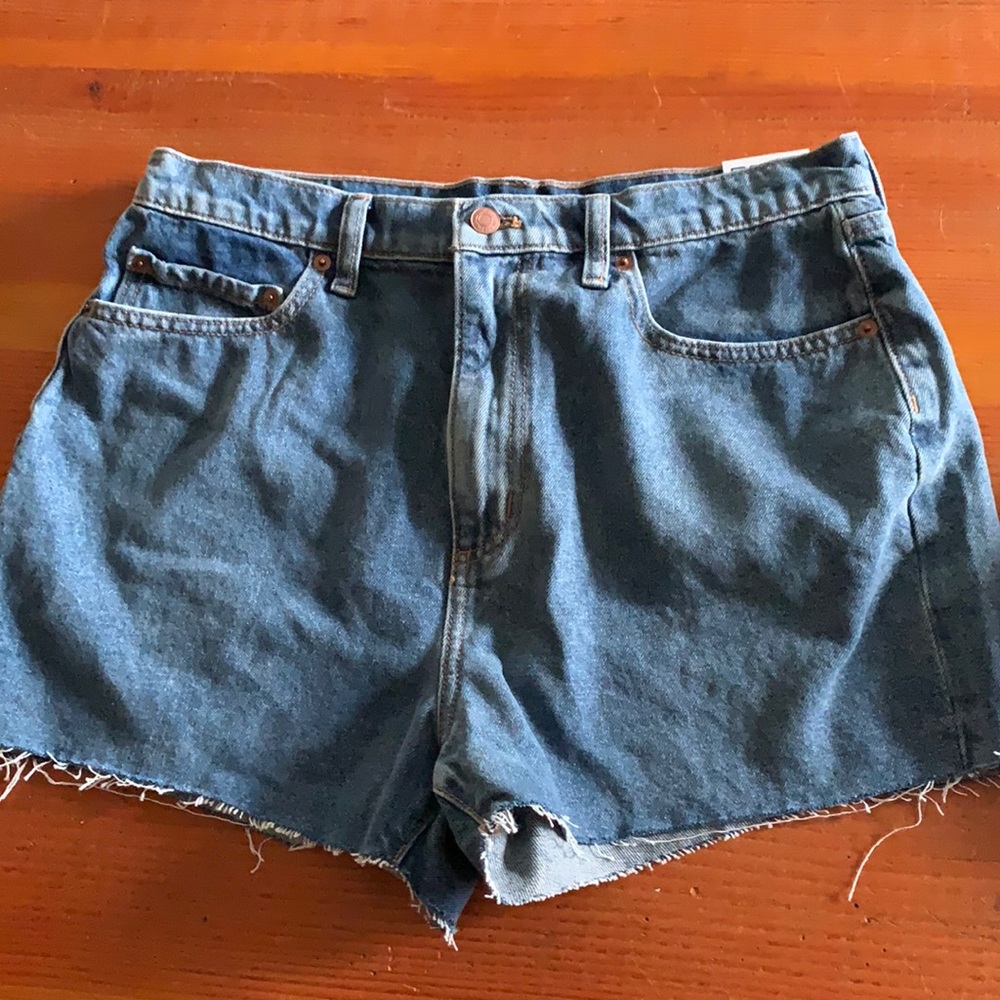 High-Waisted Cut Offs by Pink